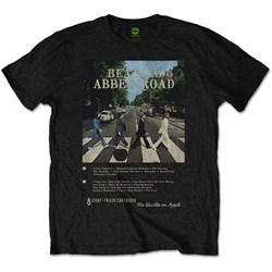 The Beatles - Unisex Abbey Road 8 Track T-Shirt