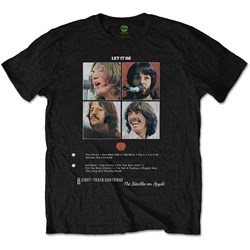 The Beatles - Unisex Let It Be 8 Track T-Shirt