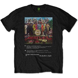 The Beatles - Unisex Sgt Pepper 8 Track T-Shirt