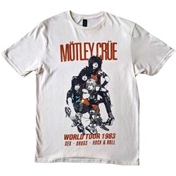 Motley Crue - Unisex World Tour Vintage T-Shirt
