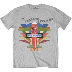 The Rolling Stones - Unisex Retro Us Tour 1975 T-Shirt