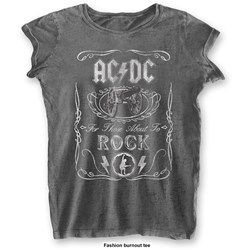 AC/DC - Womens Cannon Swig T-Shirt