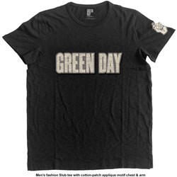 Green Day - Unisex Logo & Grenade T-Shirt