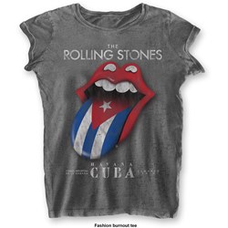 The Rolling Stones - Womens Havana Cuba T-Shirt