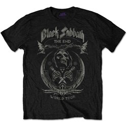 Black Sabbath - Unisex The End Mushroom Cloud T-Shirt