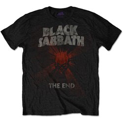 Black Sabbath - Unisex The End Skull Shine T-Shirt