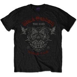 Black Sabbath - Unisex The End Reading Skull T-Shirt