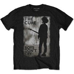 The Cure - Unisex Boys Don'T Cry Black & White T-Shirt