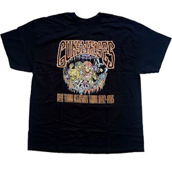 Guns N' Roses - Unisex Illusion Monsters T-Shirt