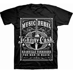 Johnny Cash - Unisex Music Rebel T-Shirt