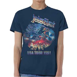 Judas Priest - Unisex Painkiller Us Tour 91 T-Shirt