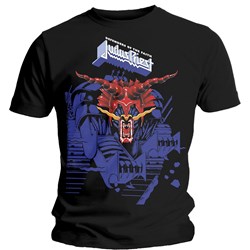 Judas Priest - Unisex Defenders Blue T-Shirt