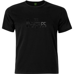 The Beatles - Unisex Drop T Logo Hi-Build T-Shirt
