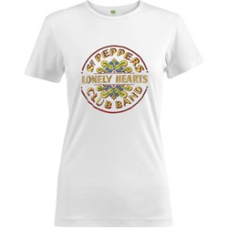 The Beatles - Womens Sgt Pepper Drum Colour Embellished T-Shirt