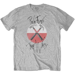 Pink Floyd - Unisex The Wall Faded Hammers Logo T-Shirt