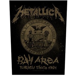 Metallica - Unisex Bay Area Thrash Back Patch