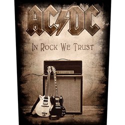AC/DC - Unisex In Rock We Trust Back Patch