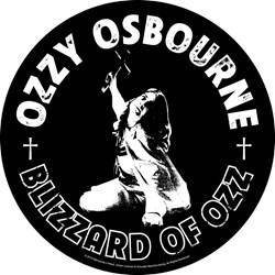 Ozzy Osbourne - Unisex Blizzard Of Ozz Back Patch
