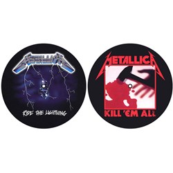 Metallica - Unisex Kill 'Em All / Ride The Lightning Turntable Slipmat Set