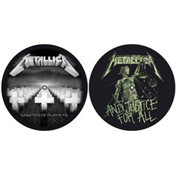 Metallica - Unisex Master Of Puppets / And Justice For All Turntable Slipmat Set