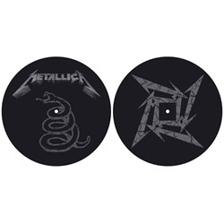 Metallica - Unisex The Black Album Turntable Slipmat Set