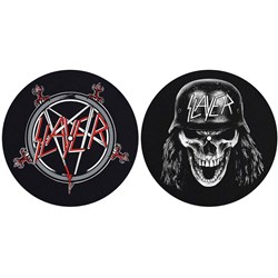 Slayer - Unisex Pentagram / Wehrmacht Turntable Slipmat Set