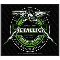 Metallica - Unisex Beer Label Standard Patch