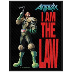 Anthrax - Unisex I Am The Law Standard Patch