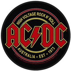 AC/DC - Unisex High Voltage Rock N Roll Standard Patch