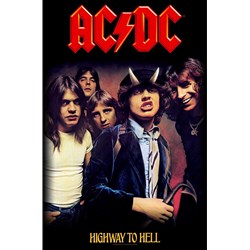 AC/DC - Unisex Highway To Hell Textile Poster