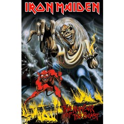 Iron Maiden - Unisex Number Of The Beast Textile Poster