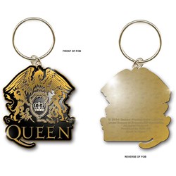 Queen - Unisex Gold Crest Keychain