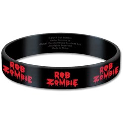 Rob Zombie - Unisex Logo Gummy Wristband