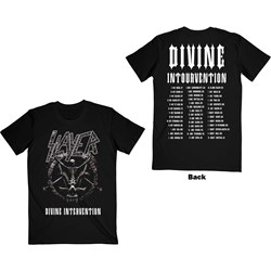 Slayer - Unisex Divine Intervention 2014 Dates T-Shirt