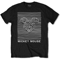 Disney - Unisex Mickey Mouse Unknown Pleasures T-Shirt