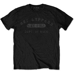 Def Leppard - Unisex Collegiate Logo T-Shirt