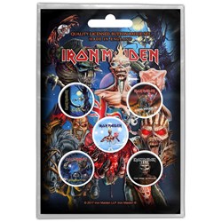 Iron Maiden - Unisex Later Albums Button Badge Pack
