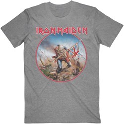 Iron Maiden - Unisex Trooper Vintage Circle T-Shirt