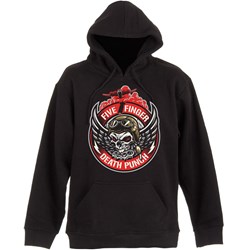 Five Finger Death Punch - Unisex Bomber Patch Pullover Hoodie
