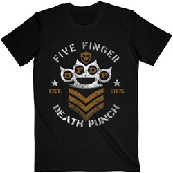 Five Finger Death Punch - Unisex Chevron T-Shirt