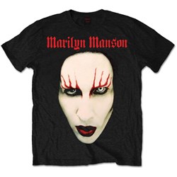 Marilyn Manson - Unisex Red Lips T-Shirt