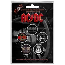 AC/DC - Unisex For Those About To Rock Button Badge Pack