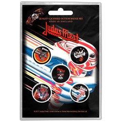 Judas Priest - Unisex Turbo Button Badge Pack