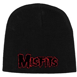 Misfits - Unisex Red Logo Beanie Hat