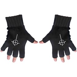 Ghost - Unisex Ghost Cross Fingerless Gloves