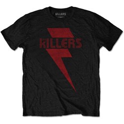 The Killers - Unisex Red Bolt T-Shirt