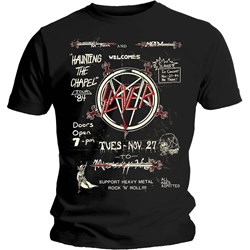 Slayer - Unisex Haunting 84 Flier T-Shirt