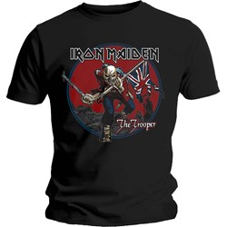Iron Maiden - Unisex Trooper Red Sky T-Shirt