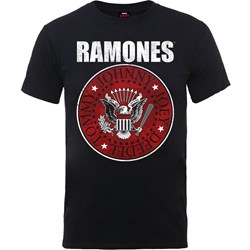 Ramones - Unisex Red Fill Seal T-Shirt
