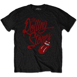 The Rolling Stones - Unisex Script Logo T-Shirt